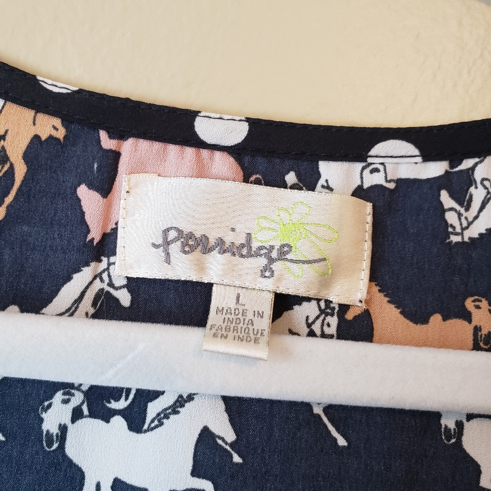 Fun Patterned Sleeveless Blouse From Anthropologie - image 4